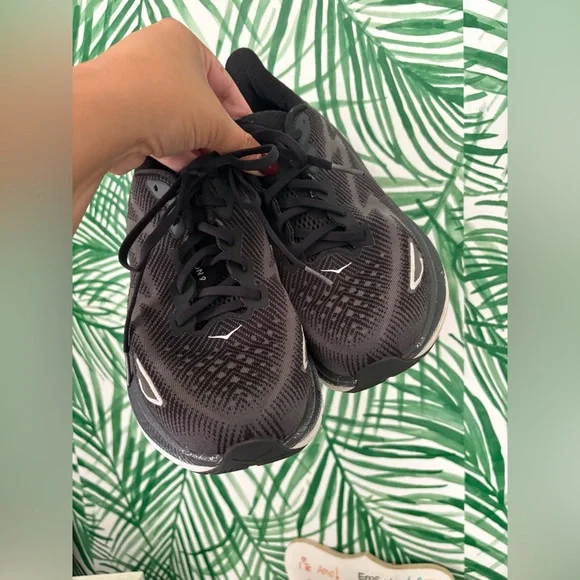 Womens Hoka Clifton 9 running shoes size 9 - Picture 4 of 6